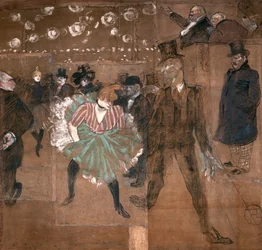 Bailando en el Moulin Rouge: La Goulue (1870-1927) y Valentin le Desosse (1843-1907) 1895